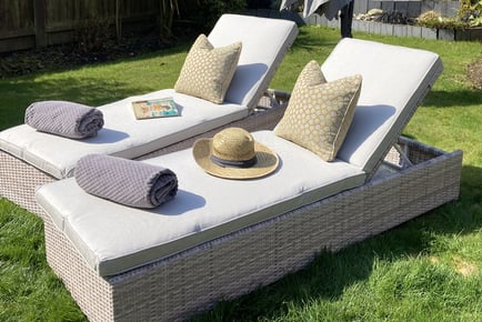 Santa Dona Rattan Sun Lounger - 1 or 2!