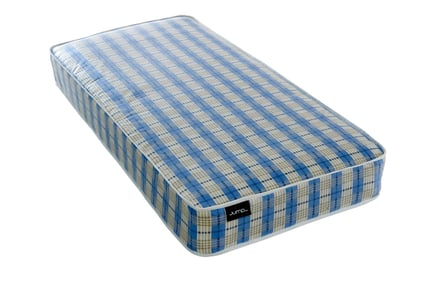 6 Inch Blue Open Coil Spring Mattress - Six Sizes!