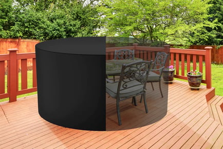 Round Outdoor Garden Furniture Cover - 2 Sizes