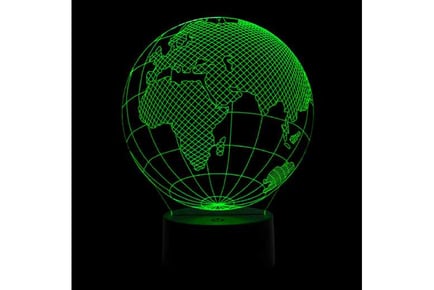 3D 7 led hologram Lamp Globe