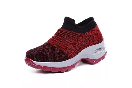 Women's Woven Trainers - 6 Sizes & 4 Colours!