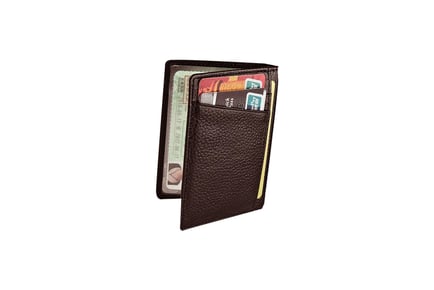 Men's Faux-Leather Wallet - 2 Colour Options