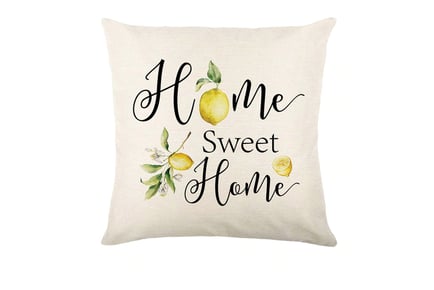 4 Summer Lemon Throw Cushion Covers