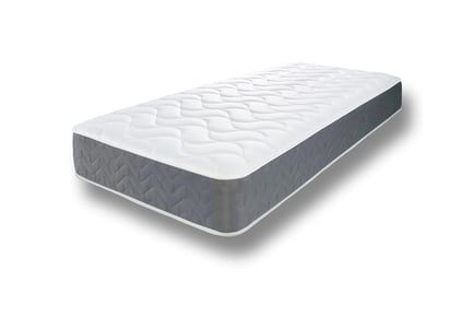 Memory Foam Hybrid Sprung Mattress, 5ft king, Grey