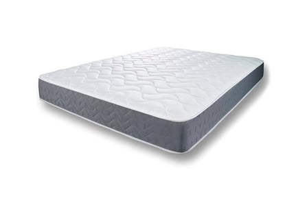 Memory Foam Hybrid Sprung Mattress, 5ft king, Grey