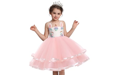 Kids Unicorn Dress - 6 Sizes & 5 Colours!