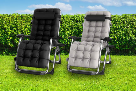 Extra Wide Recliner Gravity Chairs - Quantity & Colour Options