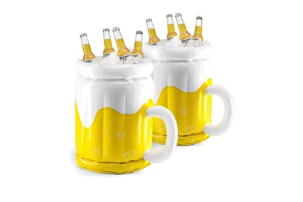 Inflatable Beer Glass-Shaped Beer Cooler