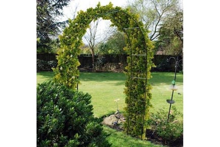 Black Metal Garden Archway