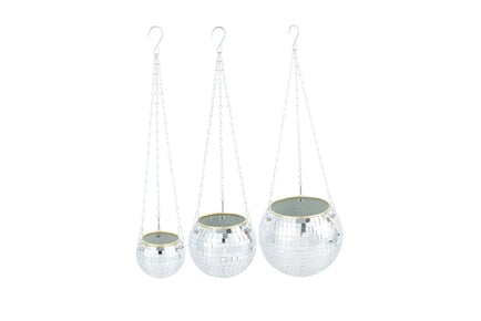 Disco Ball Hanging Planter - 3 Sizes!