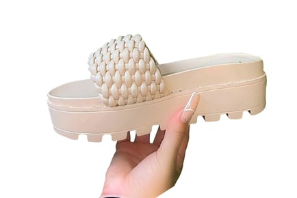 Women's Woven Platform Sandals - 5 UK Sizes & 5 Colours