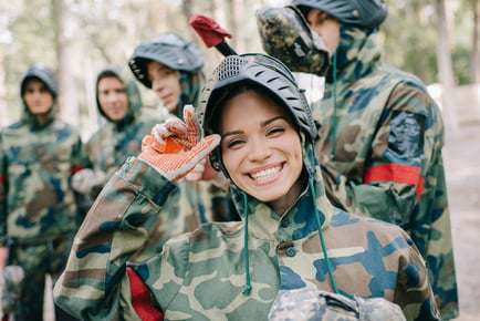 Paintballing For Up To 5 - 100 Paintballs - For Up To 10 Option