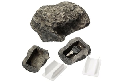 Fake Stone Backup Key Keeper - One, Two or Four Pieces!