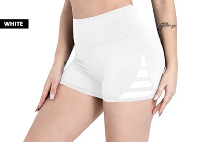 High Waisted Booty Shorts - 5 Sizes & 6 Colours!