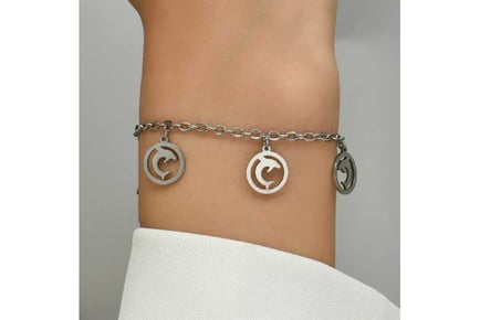 Silver Dolphin Charms Anklet/Bracelet