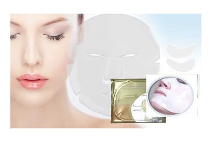 Collagen Face Mask and Eye Mask Bundle