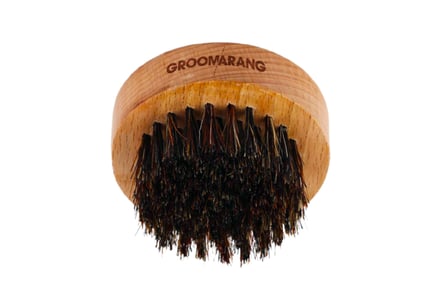 Groomarang 'O' Boar Bristle Beard Brush