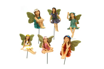 6 Mini Fairy Garden Figurines