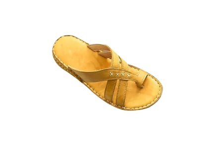 Bunion Cross Strap Flat Sandals - 6 Sizes & 4 Colours!