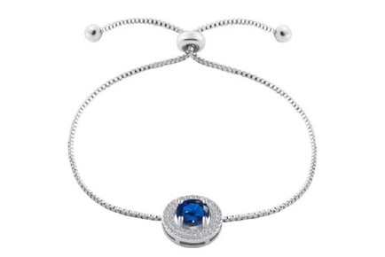 Round Crystal adjustable Bracelet
