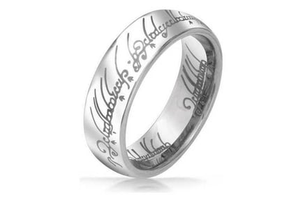 Lord of the Rings Inspired Vintage Ring in 2 Sizes and 2 Colours