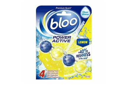 Bloo Power Active Lemon Toilet Rim Block