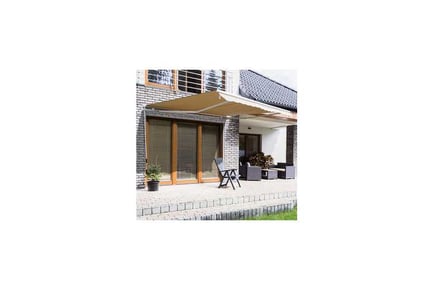 Outsunny Manual Retractable Awning