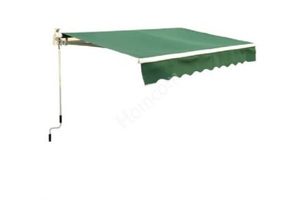 Outsunny Manual Retractable Awning