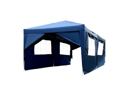 Outsunny Water Resistant Gazebo-Blue