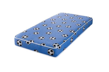 Kid's Football Open Sprung Mattress - Single or Small Double