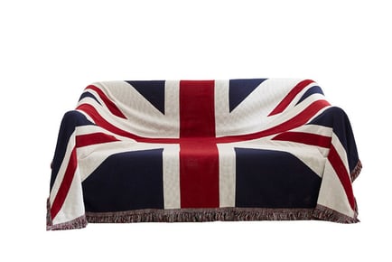 Union Jack Print Multipurpose Throw - 3 Sizes