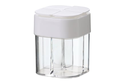 Four Compartment Seasoning Jar - Grey or White!