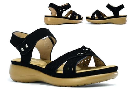 Ladies Strap Slingback Wedge Sandals