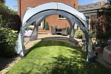 Mixed Grey Garden Gazebo Dome - Waterproof