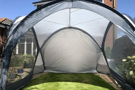 Mixed Grey Garden Gazebo Dome - Waterproof