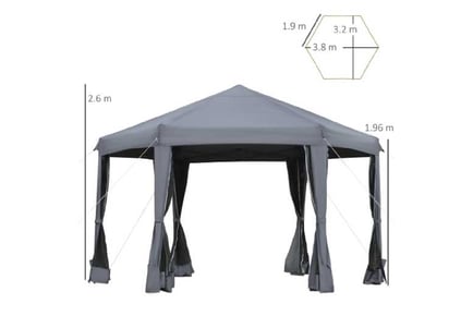 Outsunny Pop Up Gazebo Sidewalls