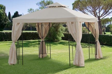 Outsunny 3x3 m Gazebo W/Side Panel