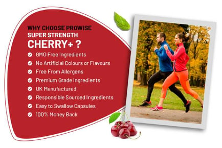 Cherry+ 3100mg Vegan Super Strength Formula