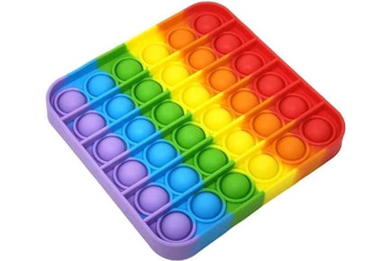Rainbow Fidget Push Pop Sensory Toy