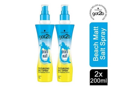 200ml Schwarzkopf got2b Salt Hair Spray