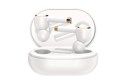 Wireless Bluetooth Earbuds - Black or White!