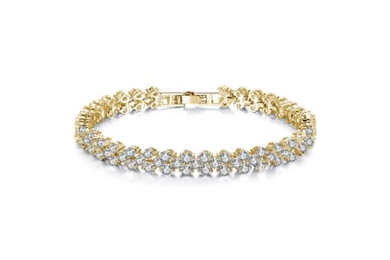 Tennis Bracelet and Earrings set