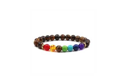 Unisex chakra Colourful bead bracelet