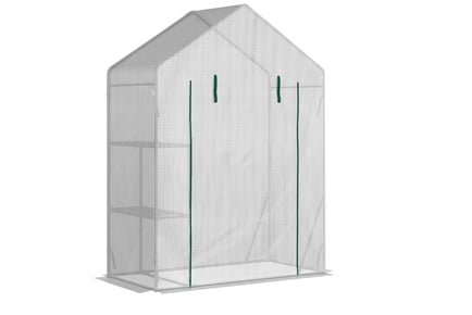 Outsunny Greenhouse Portable w/ Shelf