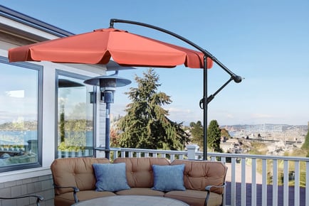 Outsunny 2.7m Garden Parasol Umbrella