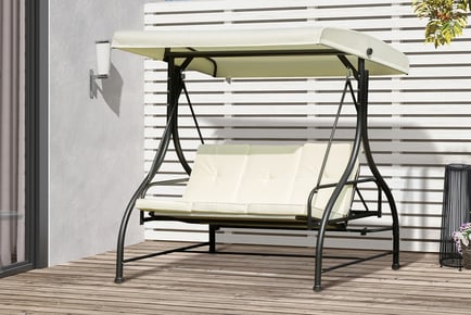 Outsunny 196L x117D x178H cm Swing Chair