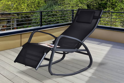 Outsunny Zero Gravity Rocking Chair