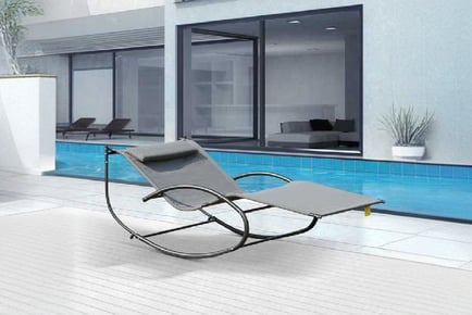 Outsunny Deluxe Double Hammock Sun Lounger