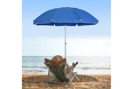 Outsunny Arc. 1.9m Beach Umbrella