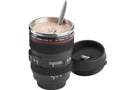 CAMERA LENS COFFEE MUG